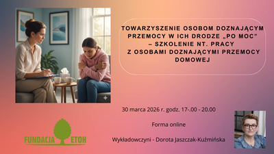 Kontakt pomocowy z osobami doznającymi przemocy domowej