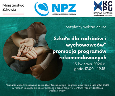 „Szkoła dla rodziców i wychowawców” – promocja programów rekomendowanych 